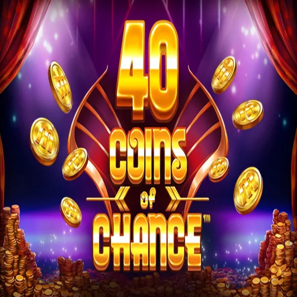Official Slots logo: 40 Coins of Chance by SYNOT Games at Rakoo Casino