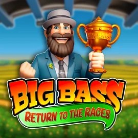 Big Bass Return to the Races by Pragmatic Play, showcased at rrakoocasino.nl – game logo